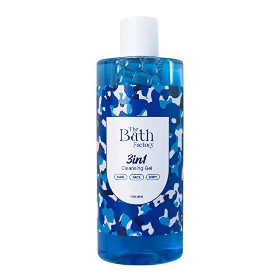 The Bath Factory 3-in-1 Men's Hair Face & Body Wash 400 ml