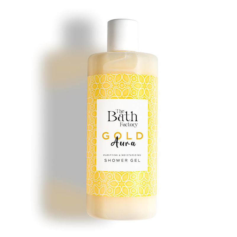 The Bath Factory Gold Aura Shower Gel for Glowing Skin 400 ml