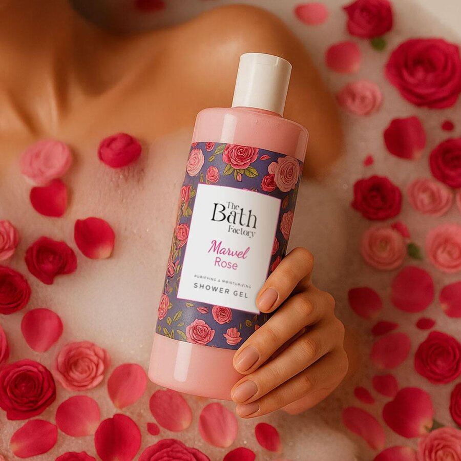 The Bath Factory Marvel Rose Moisturizing Shower Gel 400ml