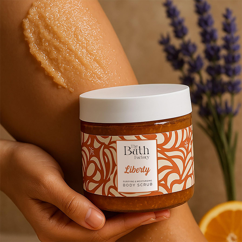 The Bath Factory Liberty Body Scrub with Shea &amp; Jojoba 300g
