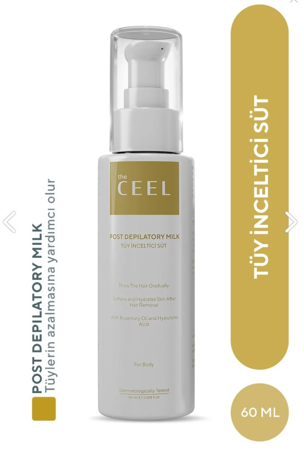 The Ceel Hair Minimizing Milk for Smooth Skin 60 ml