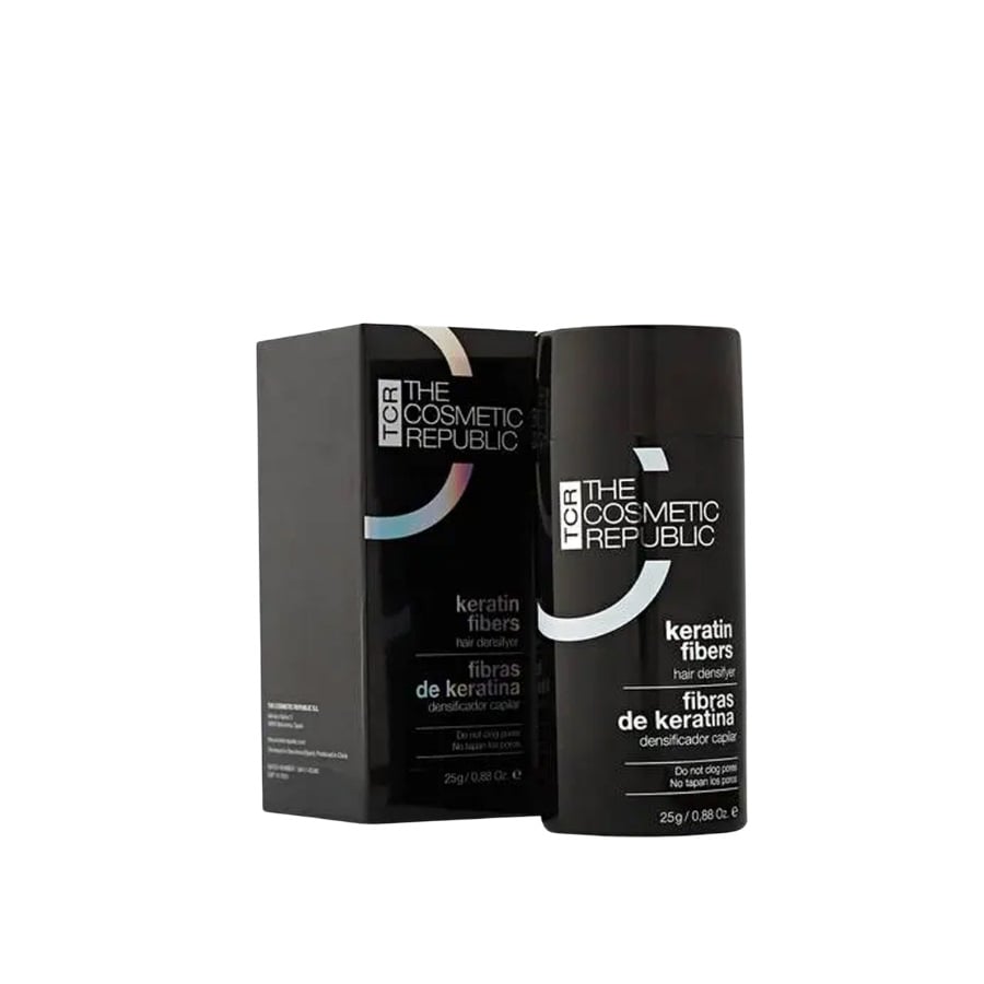 The Cosmetic Republic Volumizing Hair Fiber 25g Black - Instant Fuller Look