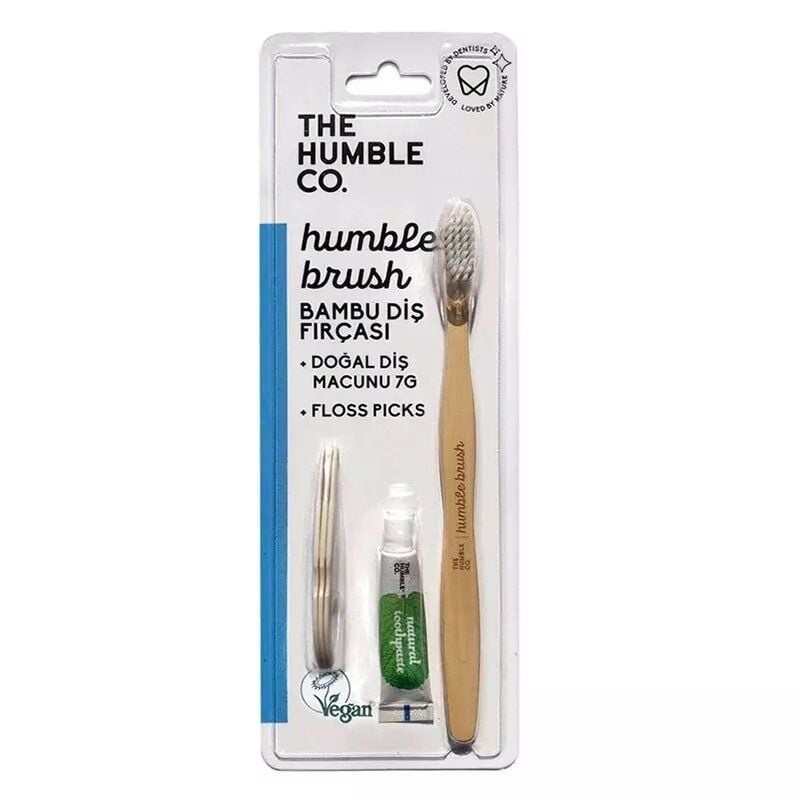 Humble Brush Oral Care Travel Set for On-the-Go Hygiene