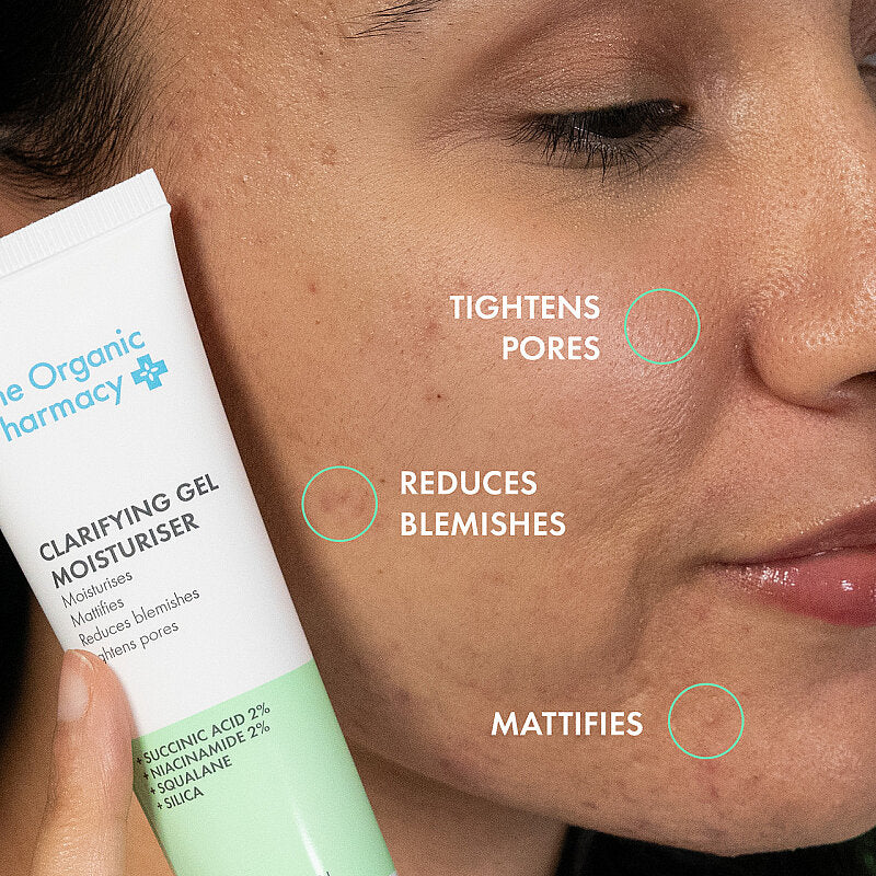 The Organic Pharmacy Clarifying Gel Moisturiser for Oily Skin 40ml