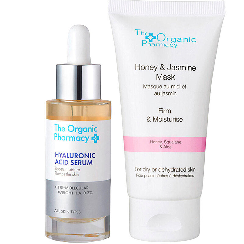 The Organic Pharmacy Hydra Glow Kit Hydrating Skincare Set 2 Pieces
