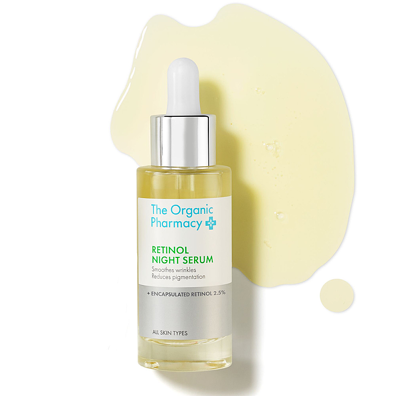 The Organic Pharmacy Retinol Night Serum for Youthful Glow 30ml