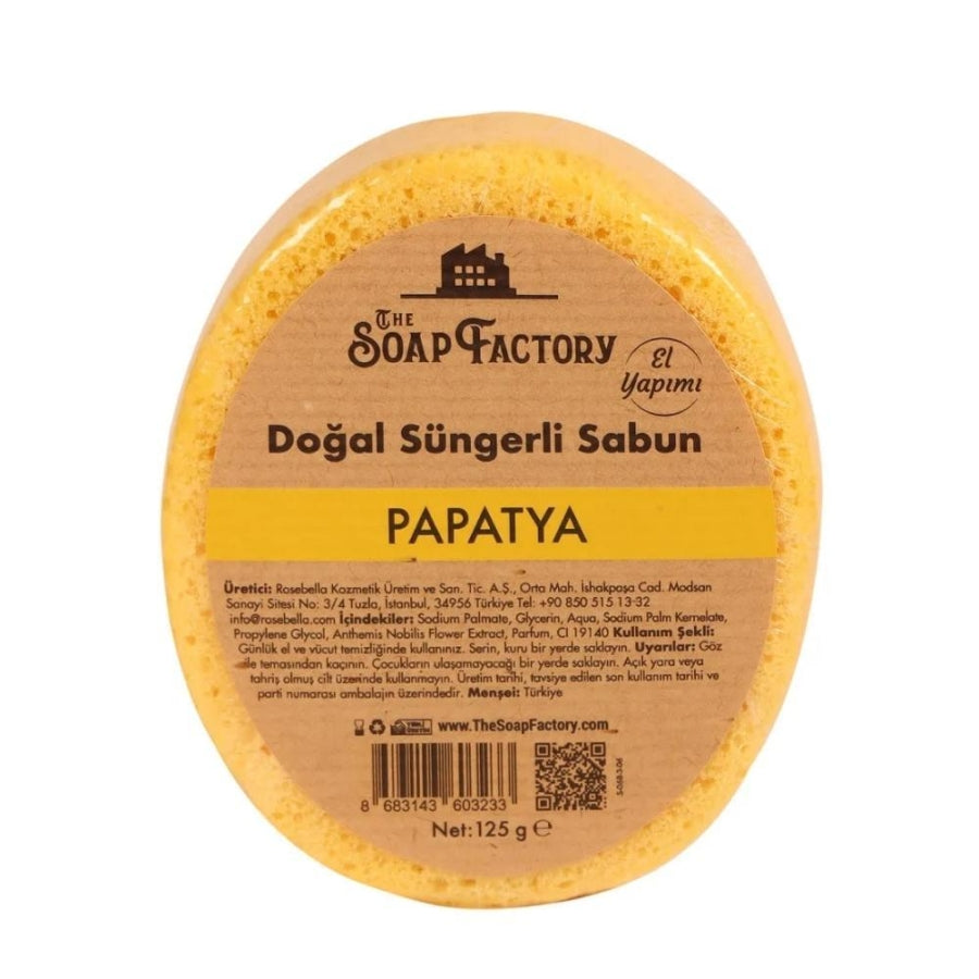 The Soap Factory Chamomile Soap with Natural Sponge 125g