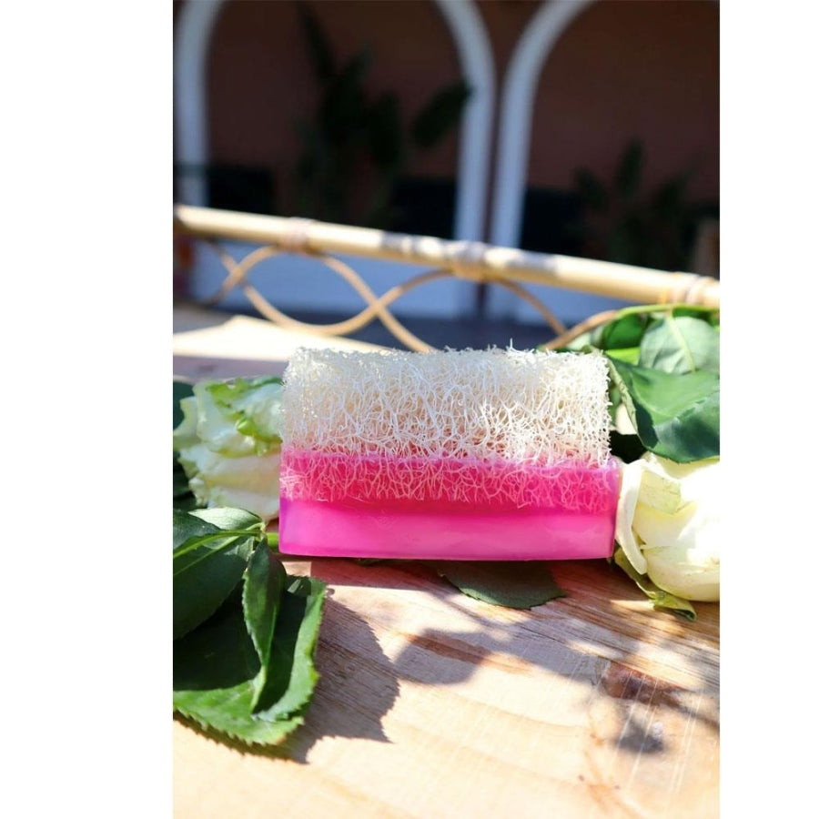 The Touch By Seda Altin Natural Pumpkin Fiber Rose Soap 120g
