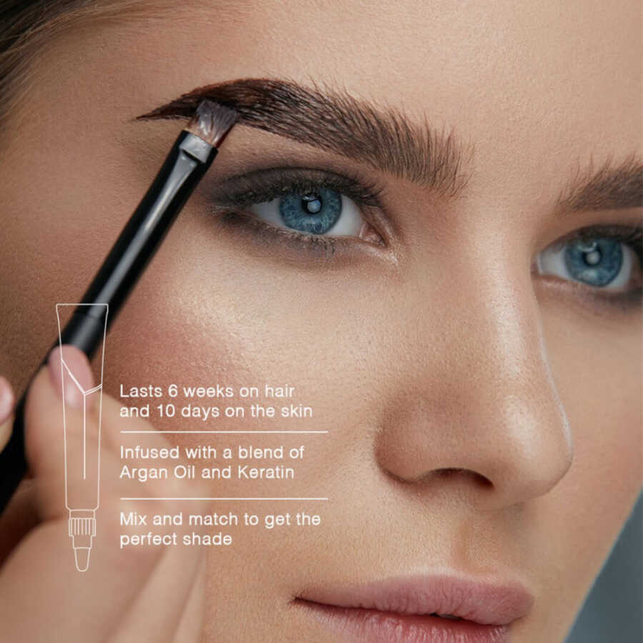 Thuya Ash Brown Eyebrow and Eyelash Tint for Natural Definition 14ml