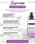 Morfose Supreme Hair Care Milk - Vegan Collagen & Herbal Keratin Hair Treatment, Lightweight Hydration & Heat Protection - 10.14 fl oz Morfose Hair Care Milk - Vegan Hair Treatment & Heat Protection hair care product, hair treatment, hair serum, hair milk, vegan hair care, hair repair, heat protectant, damaged hair treatment, hair strengthening treatment, hair moisturizing treatment, hair care, vegan, cruelty-free, hair health, split ends, breakage, dry hair, vegan collagen, herbal keratin, ceramide, heat p