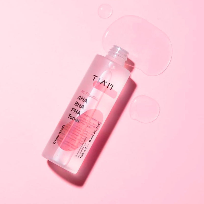 Tiam AC Fighting AHA BHA PHA Toner for Clear Skin 180ml