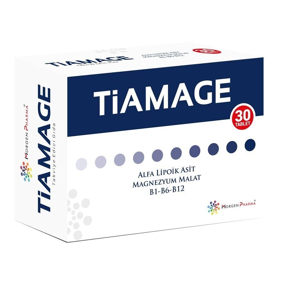 Morgen Pharma Tiamage Alpha Lipoic Acid & B Complex 30 Tablets