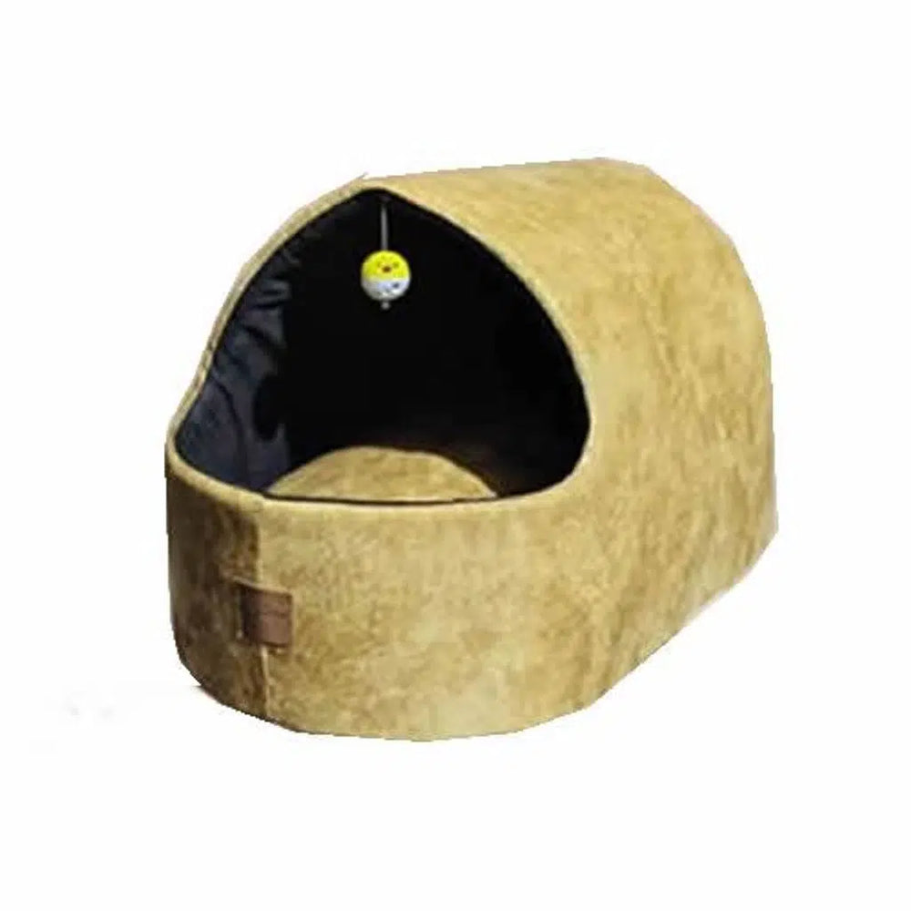 Tiny Pati Pet Bed with Built-in Toy for Comfort 55x40x35 cm
