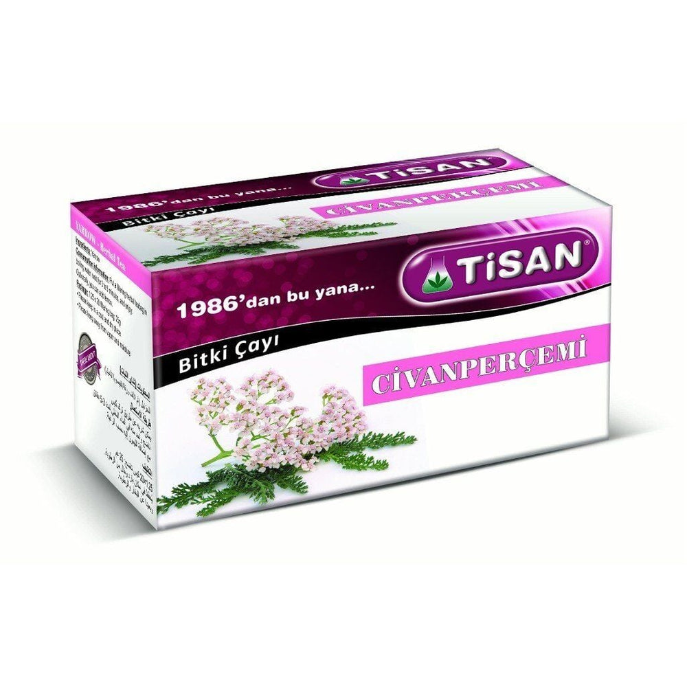 Tisan Yarrow Herbal Tea Bags for Wellness 20 Count