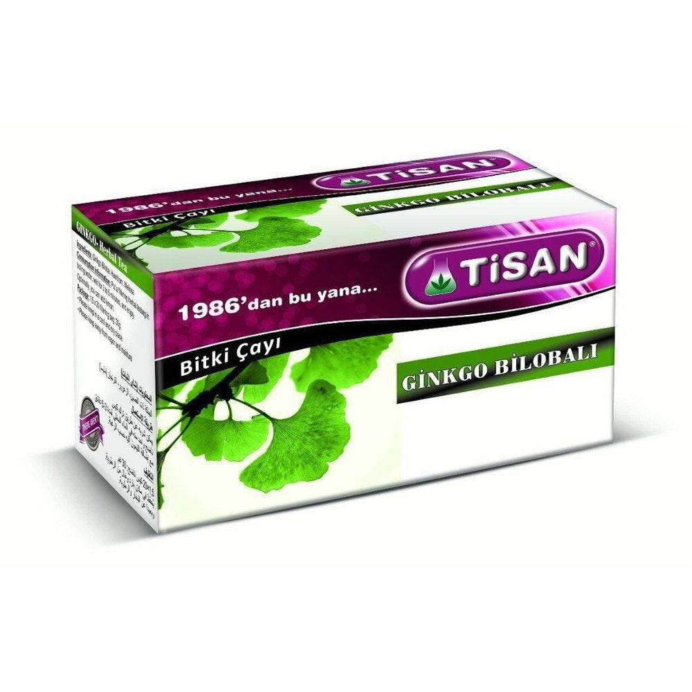 Tisan Ginkgo Biloba Herbal Tea 20 Filter Bags