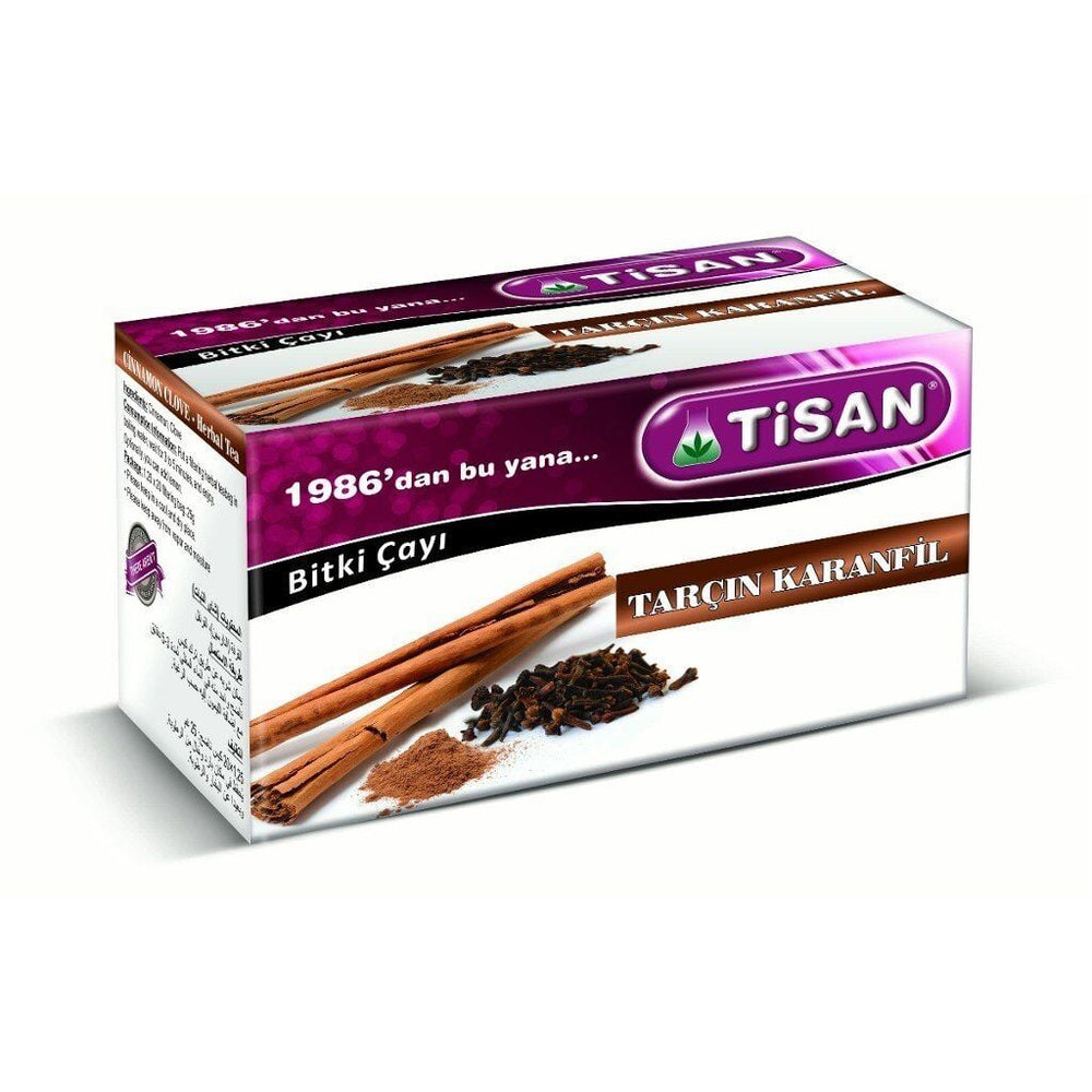 Tisan Cinnamon & Clove Herbal Tea Warming Blend 20 Tea Bags