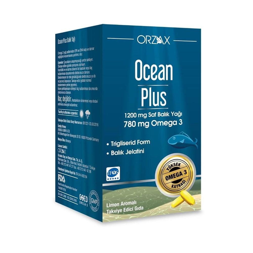 Ocean Plus Omega-3 Fish Oil Capsules - 1200mg Pure Fish Oil, Gluten-Free, Supports Heart Health & Brain Function - 50 Softgels Ocean Plus Omega-3 Fish Oil Capsules - Supports Heart & Brain Health Omega-3 supplement, Fish oil capsules, Heart health support, Brain function support, Gluten-free dietary supplement, Dietary supplement, Omega-3 fatty acids, EPA, DHA, Cardiovascular health, Brain health, Pure fish oil, Molecularly distilled, Triglyceride form, Fish gelatin, Gluten-free, Health supplement, Wellness