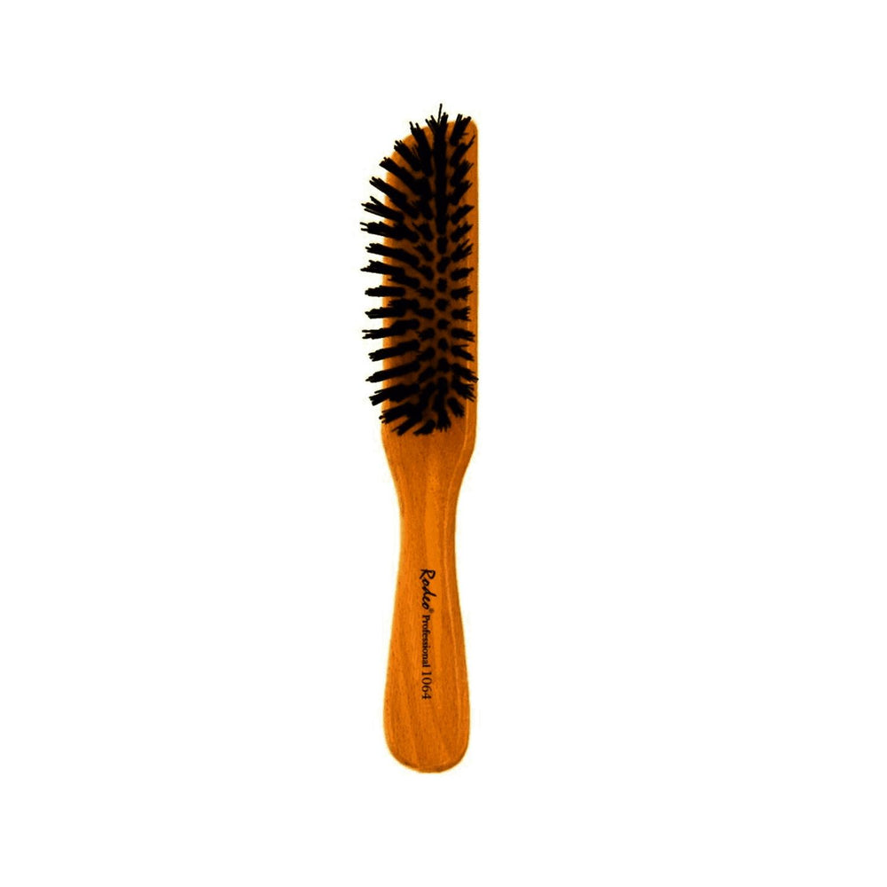 Rodeo Professional Wooden Handle Hair Top Knot Brush 1064 - Professional Grade Hair Brush for Styling and - Hair Accessories