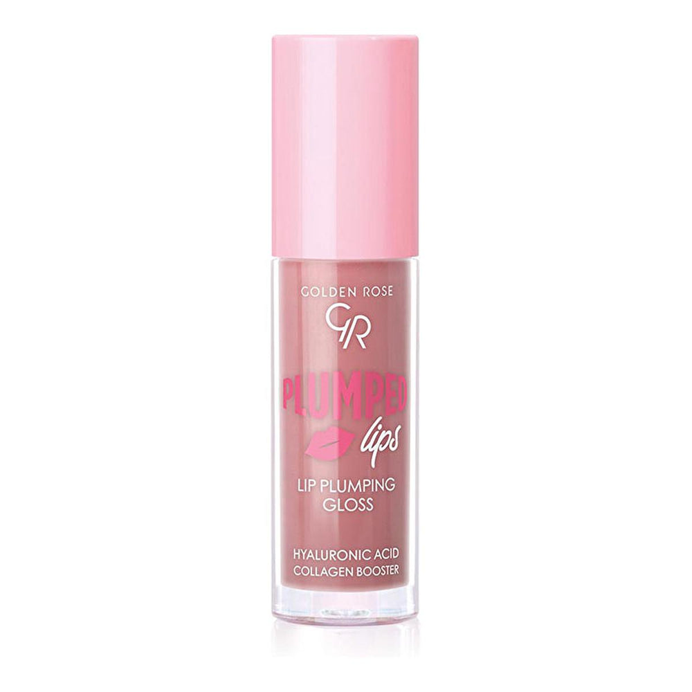 Golden Rose Lip Plumping Gloss No:202 - Non-Sticky, Moisturizing & Plumping Lip Gloss with Hyaluronic Acid & Ginger - view 3