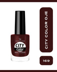 Golden Rose City Color Glossy Nail Lacquer Shade 169
