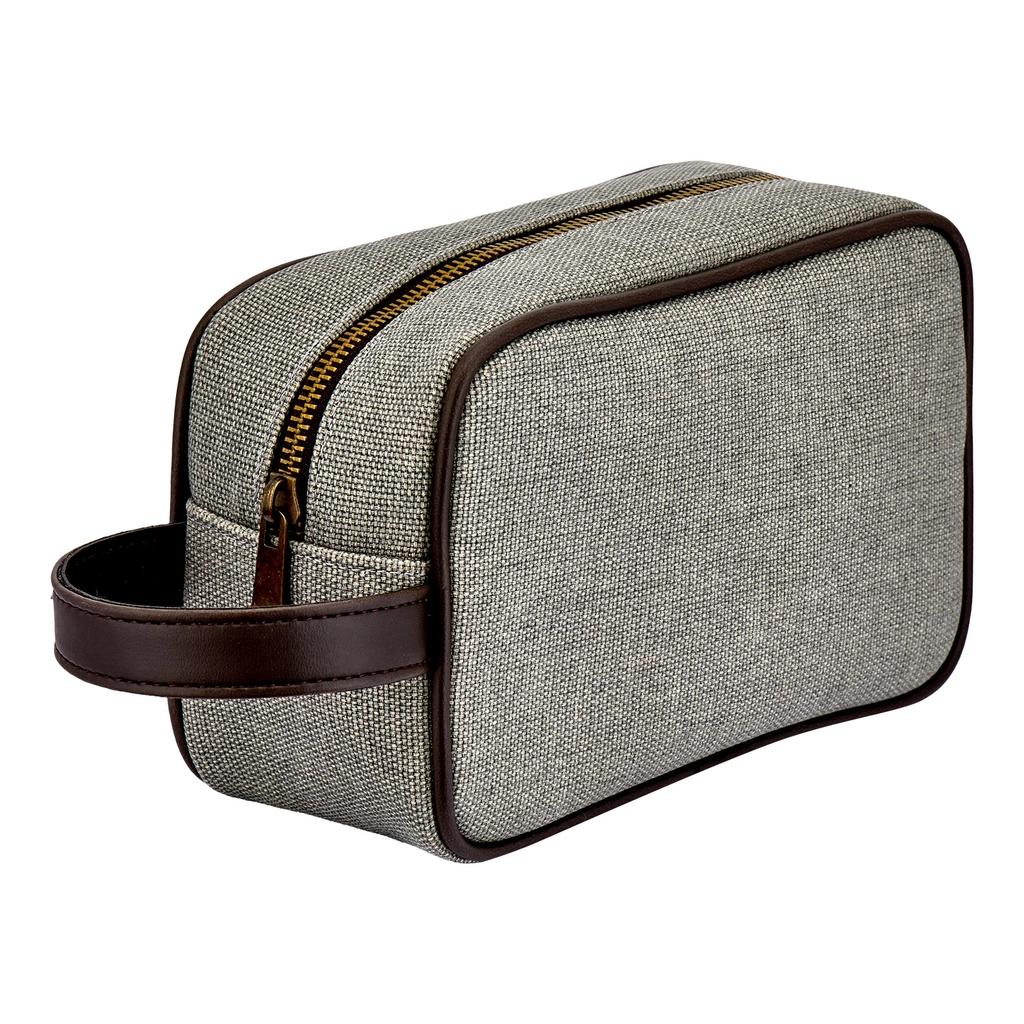 Eklips Canvas Men's Grooming Bag with Durable Zipper