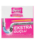 Benri Drain Cleaner - Granular Formula for Clogged Sinks - 3 x 75g