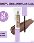 Maybelline Super Lock Medium Brown Brow Glue: 24H Lamination Effect, Tinted Eyebrow Mascara for Long-Lasting Shape & Smudge-Proof Definition Maybelline Brow Glue: Long-Lasting Eyebrow Mascara - Medium Brown eyebrow mascara, brow glue, eyebrow setting mascara, tinted brow gel, long-lasting eyebrow gel, sweat-proof eyebrow mascara, smudge-proof eyebrow gel, Maybelline brow glue, brow lamination mascara, medium brown brow mascara, eyebrow gel, tinted eyebrow gel, eyebrow shaper, eyebrow tint, brow gel, brow ma