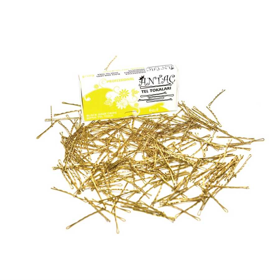 Antac Yellow Hair Pins for Secure Styling 1 Pack