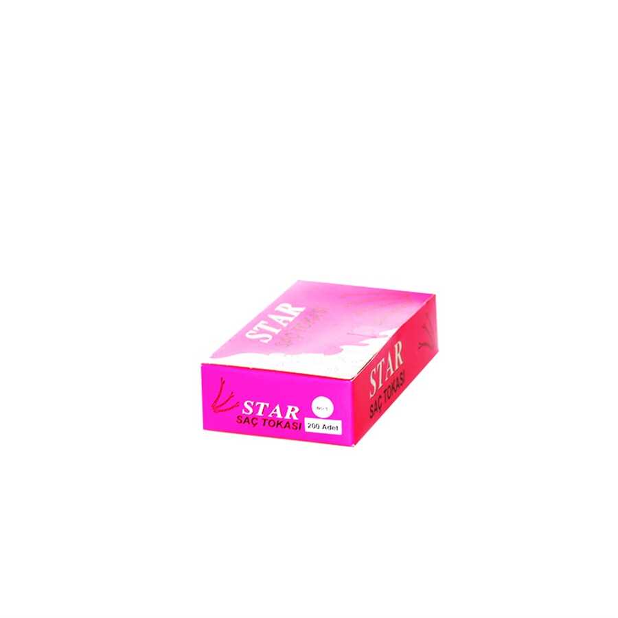 Star No.5 Black Hair Pins for Secure Styling 200 Count
