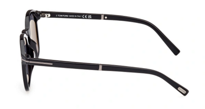 Tom Ford 1020-N 01D Square Black Sunglasses 52mm