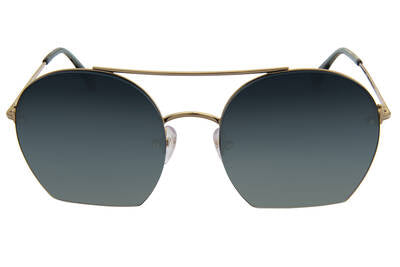 Tom Ford 506 28W Aviator Sunglasses with Blue Gradient Lenses