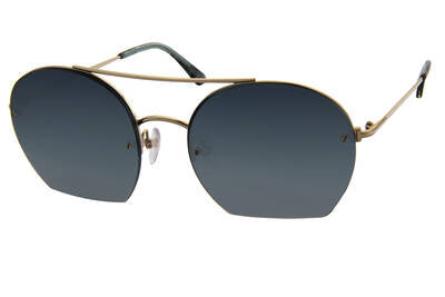 Tom Ford 506 28W Aviator Sunglasses with Blue Gradient Lenses