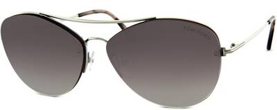 Tom Ford TF566 18Z Silver Metal Gradient Sunglasses 60mm