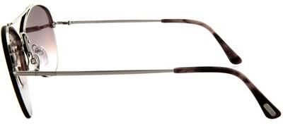 Tom Ford TF566 18Z Silver Metal Gradient Sunglasses 60mm