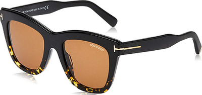 Tom Ford 685 05E Black Havana Brown Lens Sunglasses
