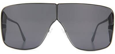 Tom Ford 708 08A Gunmetal Oversized Sunglasses 72mm