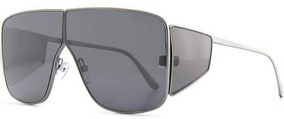 Tom Ford 708 08A Gunmetal Oversized Sunglasses 72mm