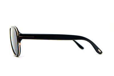 Tom Ford 756 01A Black Square Sunglasses 57mm