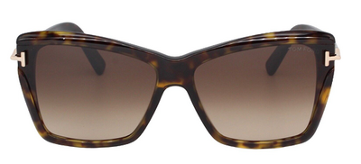 Tom Ford TF849 52F Oversized Patterned Square Sunglasses