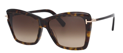 Tom Ford TF849 52F Oversized Patterned Square Sunglasses