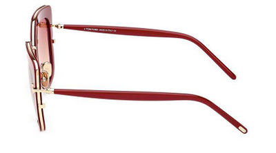 Tom Ford 945 66T Bordeaux Gradient Square Sunglasses