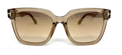 Tom Ford 952 45G Sunglasses - Coffee Clear Bone Gradient Frame