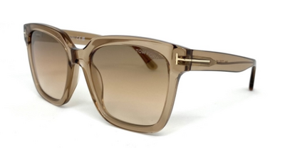 Tom Ford 952 45G Sunglasses - Coffee Clear Bone Gradient Frame