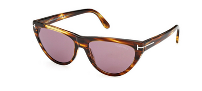 Tom Ford FT0990 55Y Patterned Brown Sunglasses 56mm