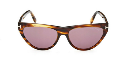 Tom Ford FT0990 55Y Patterned Brown Sunglasses 56mm