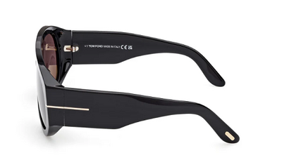 Tom Ford TF 1044 01A Black Square Sunglasses 60mm
