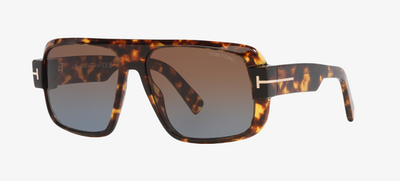 Tom Ford TF 1101 52F Tortoise Shell Square Sunglasses