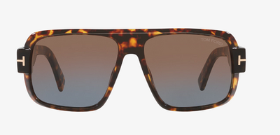 Tom Ford TF 1101 52F Tortoise Shell Square Sunglasses