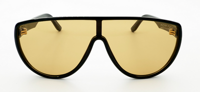 Tom Ford TF 1182 01E Black Shield Sunglasses 138mm
