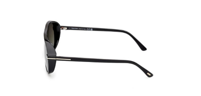 Tom Ford TF 1208 01B Black Square Sunglasses 61mm
